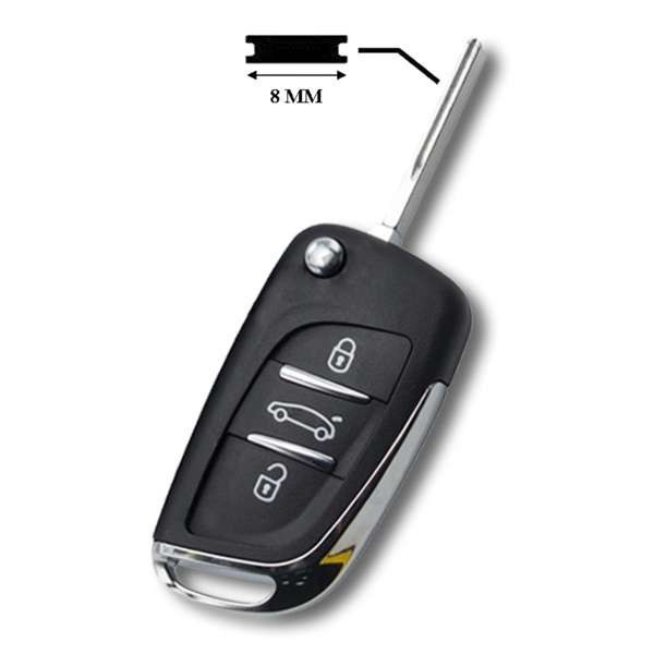 Coques de clé et boutons pour Peugeot 308