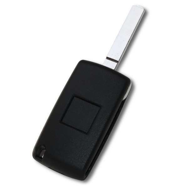 HIBEYO Coque de clé de Voiture Pliable pour Peugeot 207 307 407 308 Coque  de Protection