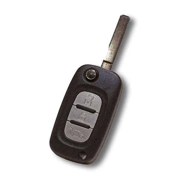 Plip de clé 3 boutons Renault Clio 3, Kangoo, Master, Modus, Trafic